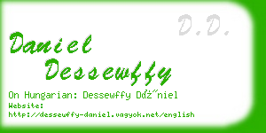 daniel dessewffy business card